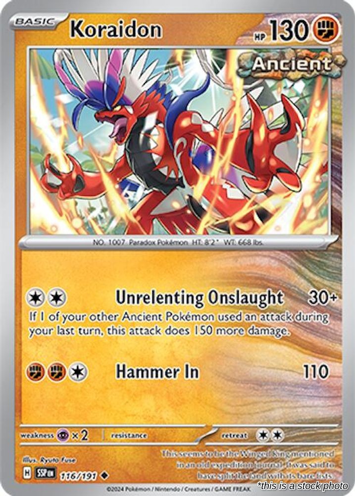 Koraidon - 116/191 - [SSP - SV08: Surging Sparks]