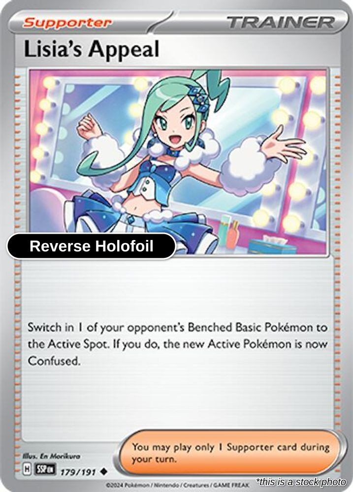 Lisia's Appeal - 179/191 - [SSP - SV08: Surging Sparks] - Reverse Holofoil