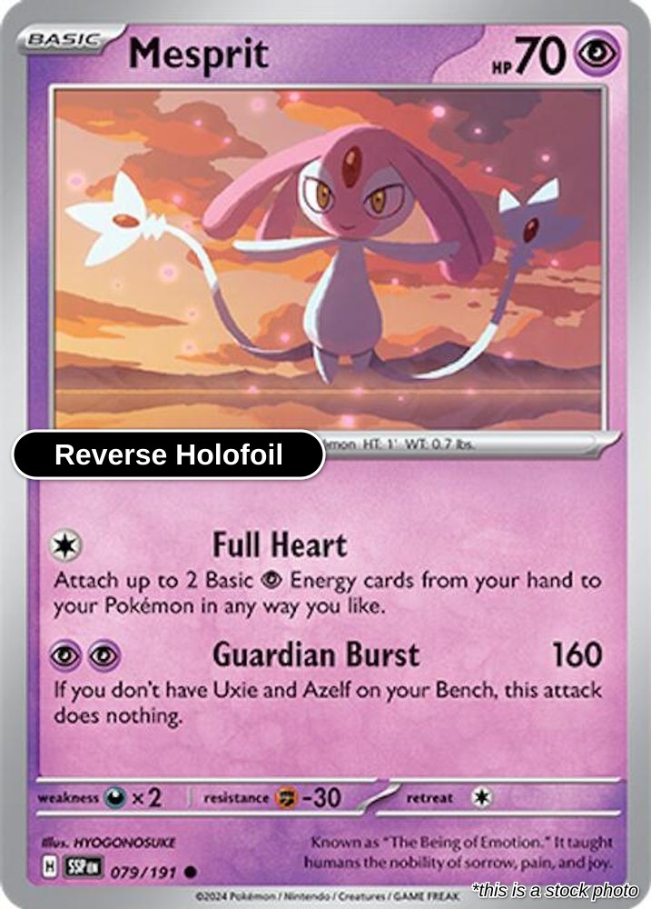 Mesprit - 079/191 - [SSP - SV08: Surging Sparks] - Reverse Holofoil