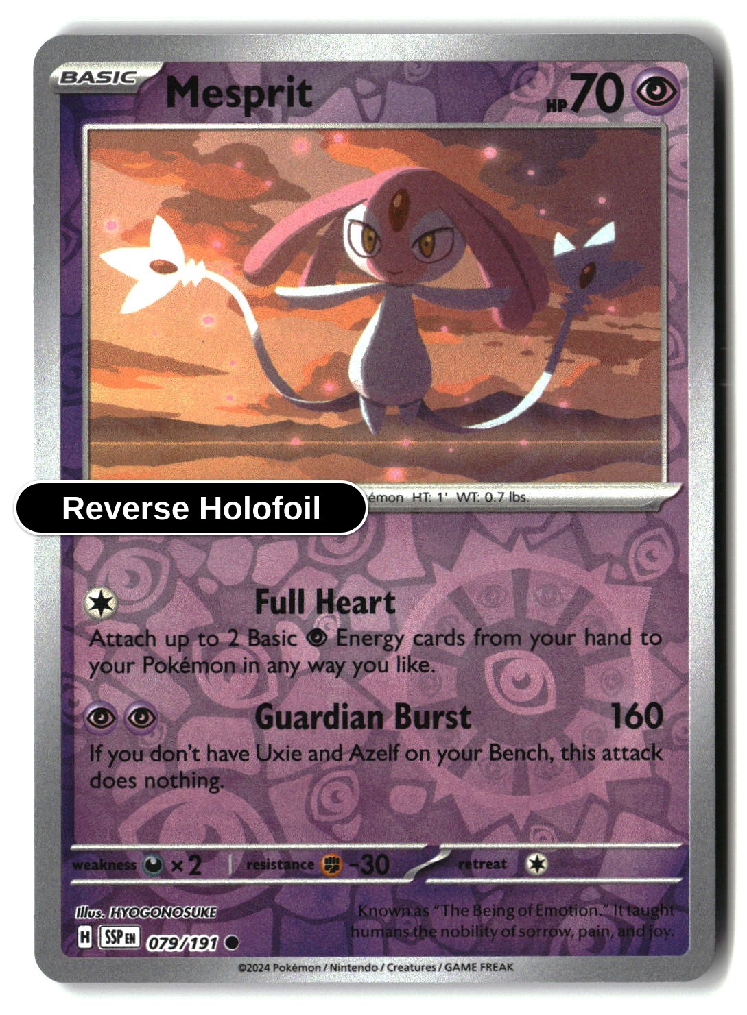 Mesprit - 079/191 - [SSP - SV08: Surging Sparks] - Reverse Holofoil