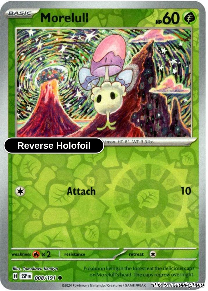 Morelull - 008/191 - [SSP - SV08: Surging Sparks] - Reverse Holofoil