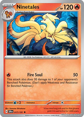 Ninetales - 017/191 - [SSP - SV08: Surging Sparks]
