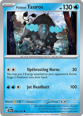 Paldean Tauros - 039/191 - [SSP - SV08: Surging Sparks]