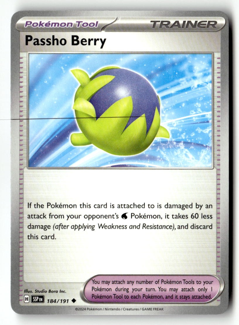 Passho Berry - 184/191 - [SSP - SV08: Surging Sparks]