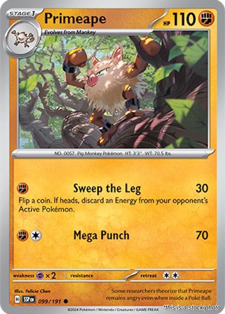 Primeape - 099/191 - [SSP - SV08: Surging Sparks]