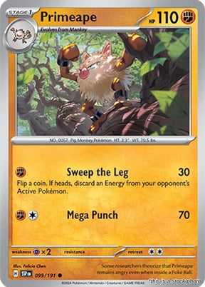 Primeape - 099/191 - [SSP - SV08: Surging Sparks]