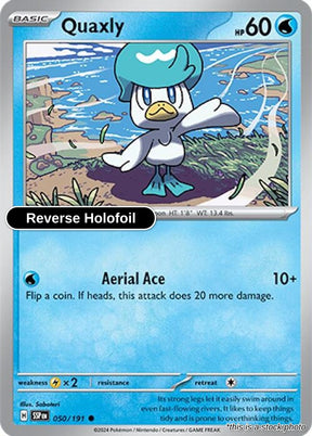 Quaxly - 050/191 - [SSP - SV08: Surging Sparks] - Reverse Holofoil