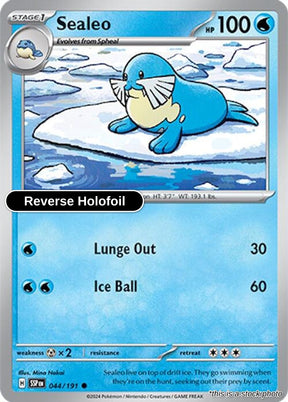 Sealeo - 044/191 - [SSP - SV08: Surging Sparks] - Reverse Holofoil