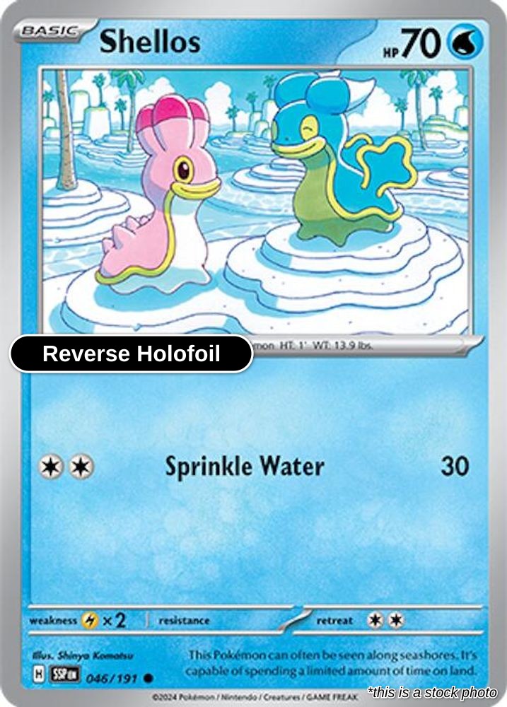 Shellos - 046/191 - [SSP - SV08: Surging Sparks] - Reverse Holofoil