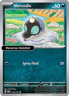 Shroodle - 120/191 - [SSP - SV08: Surging Sparks] - Reverse Holofoil