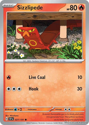 Sizzlipede - 027/191 - [SSP - SV08: Surging Sparks]
