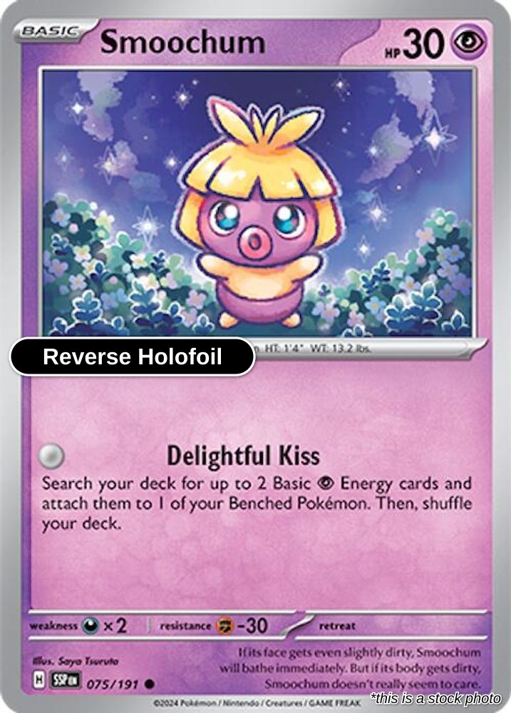 Smoochum - 075/191 - [SSP - SV08: Surging Sparks] - Reverse Holofoil