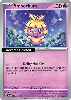 Smoochum - 075/191 - [SSP - SV08: Surging Sparks] - Reverse Holofoil
