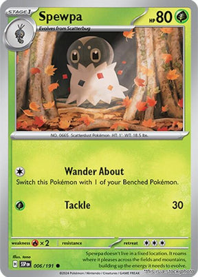 Spewpa - 006/191 - [SSP - SV08: Surging Sparks]