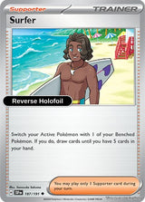Surfer - 187/191 - [SSP - SV08: Surging Sparks] - Reverse Holofoil