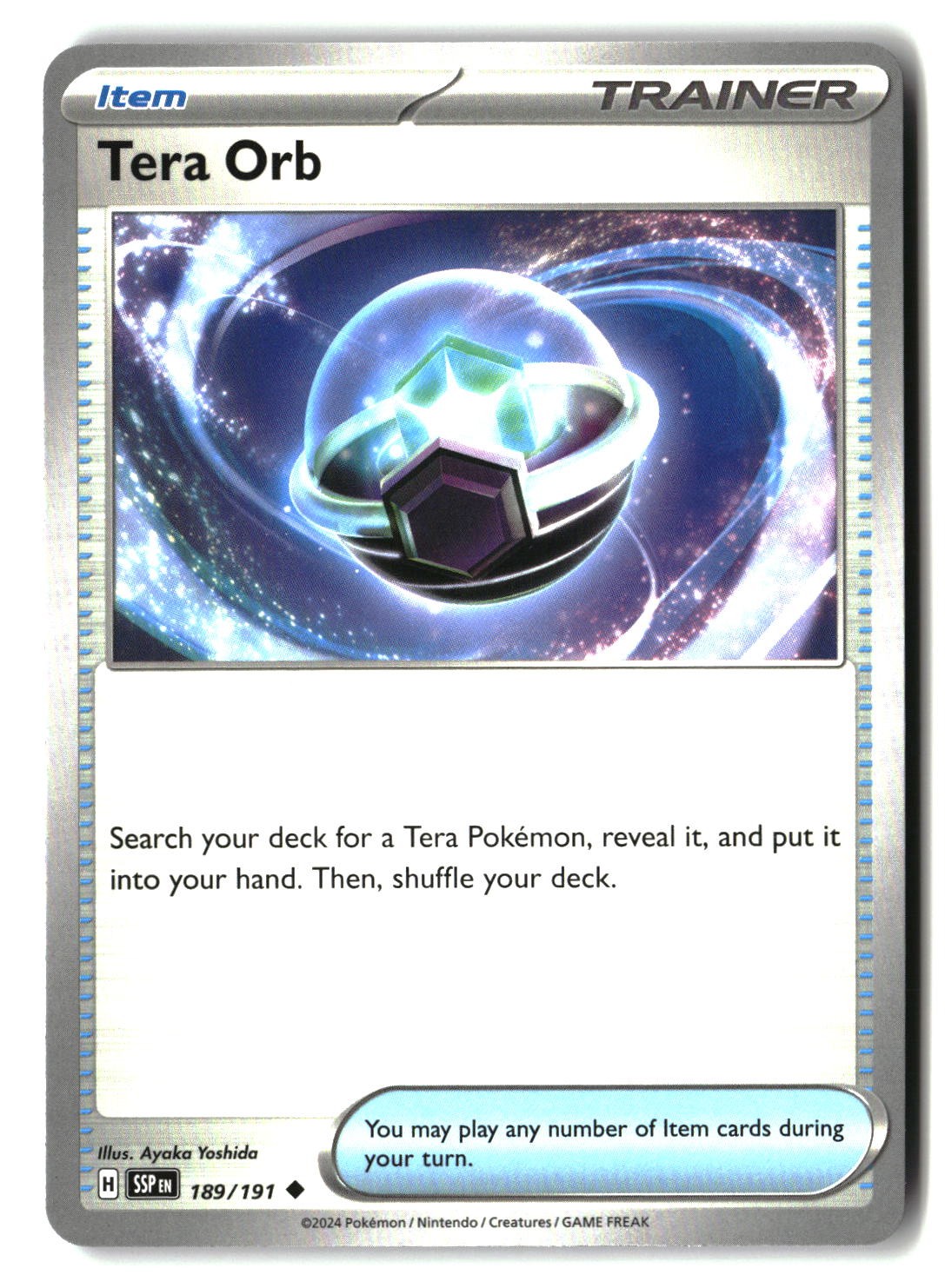 Tera Orb - 189/191 - [SSP - SV08: Surging Sparks]