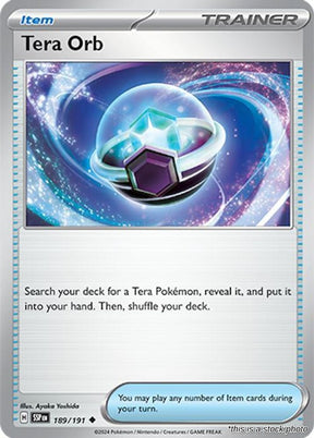Tera Orb - 189/191 - [SSP - SV08: Surging Sparks]