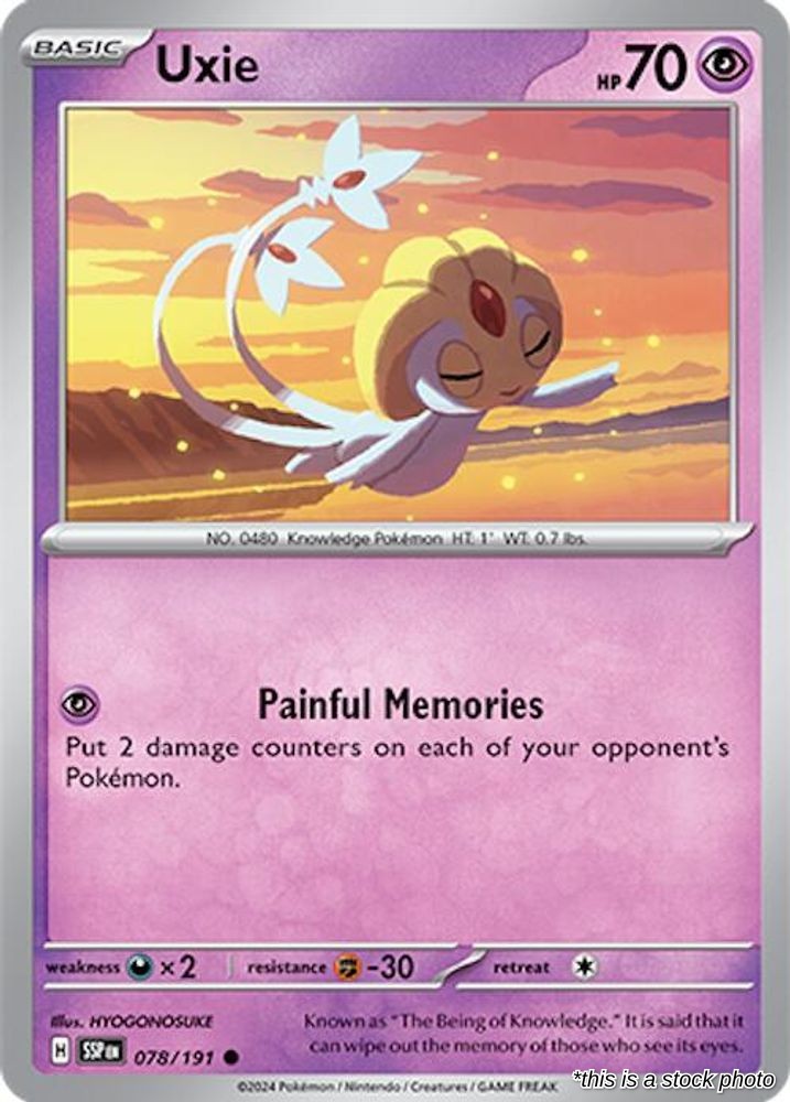 Uxie - 078/191 - [SSP - SV08: Surging Sparks]