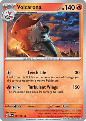 Volcarona - 025/191 - [SSP - SV08: Surging Sparks]