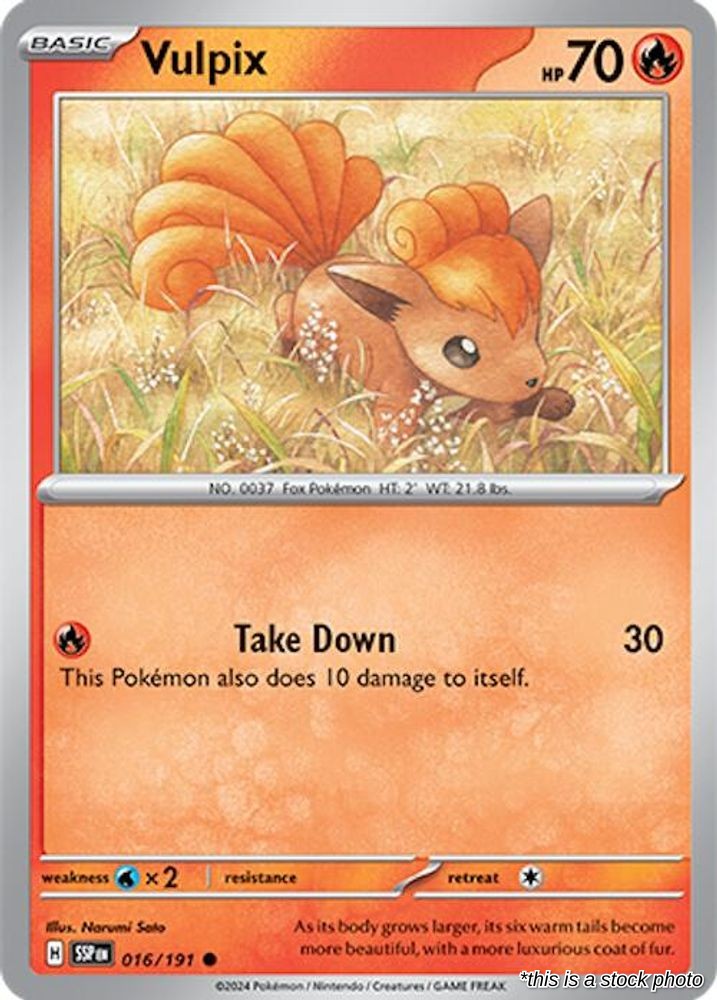 Vulpix - 016/191 - [SSP - SV08: Surging Sparks]
