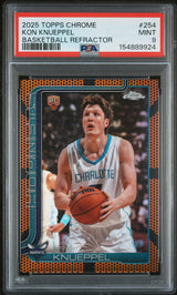 Kon Knueppel 2025-26 Topps Chrome Basketball Refractor #254 PSA 9