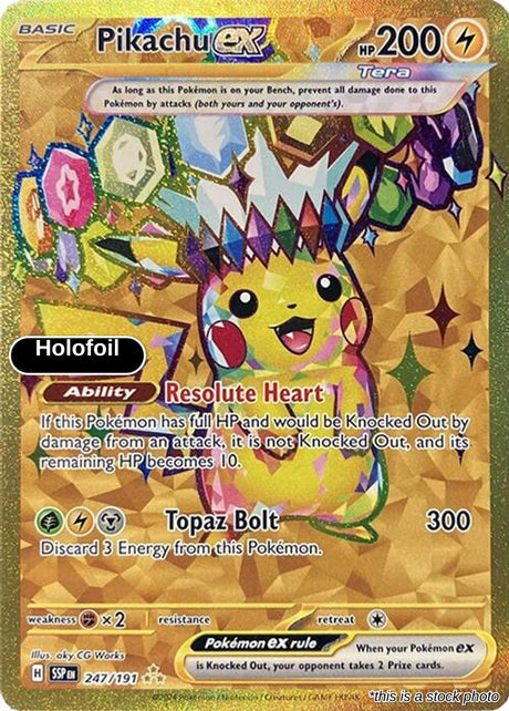 Pikachu ex - 247/191