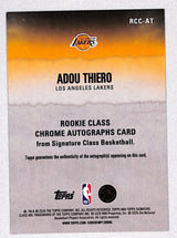 Adou Thiero 2025-26 Topps Signature Class Rookie Chrome Auto Gold /10 #RCC-AT