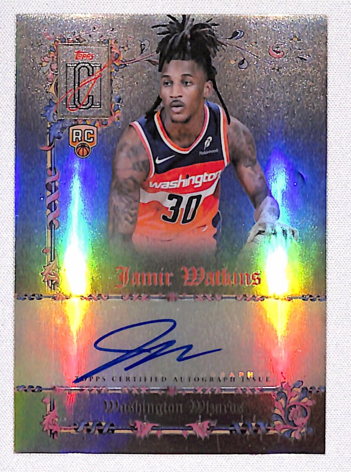 Jamir Watkins 2025-26 Topps Signature Class Manuscripts #MS-JW