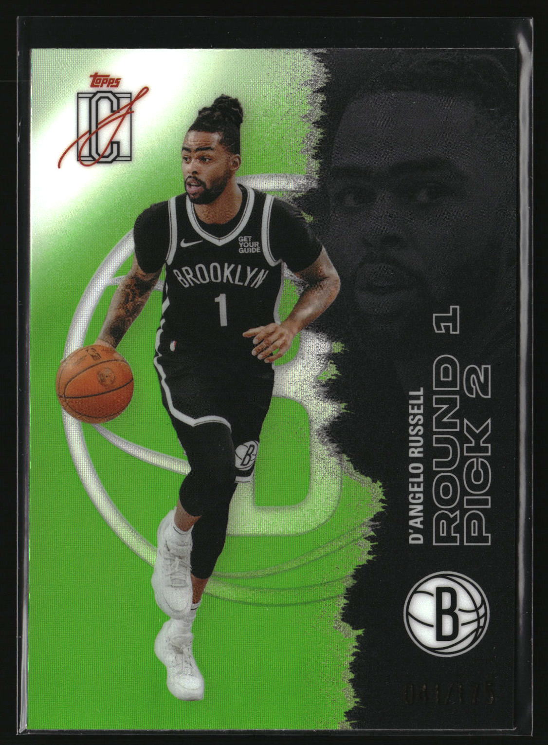 D'Angelo Russell 2025-26 Topps Signature Class Lime /175 #16
