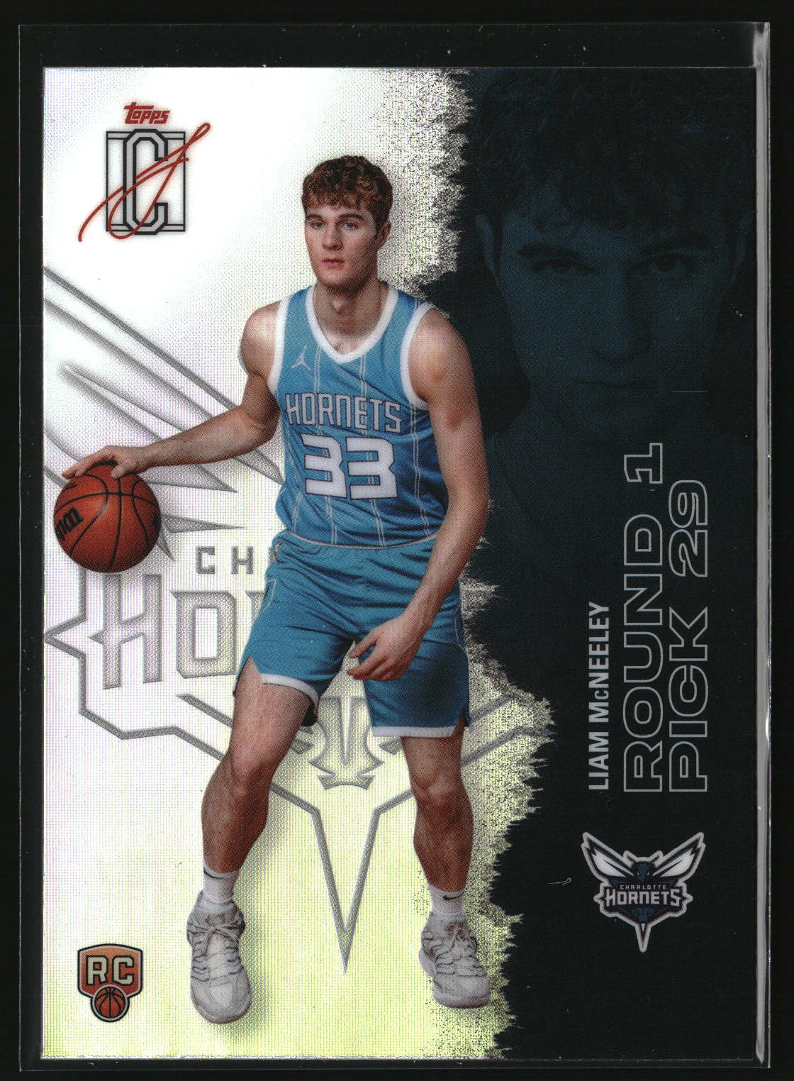 Liam McNeeley 2025-26 Topps Signature Class Chrome Refractors #141