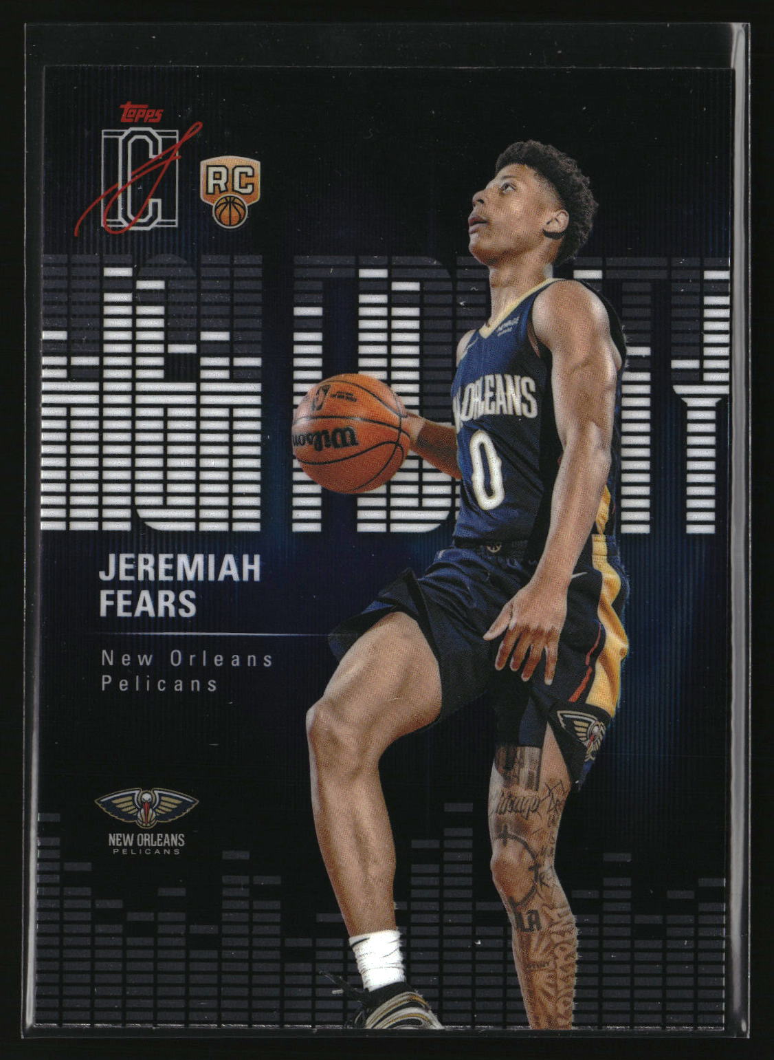 Jeremiah Fears 2025-26 Topps Signature Class High Fidelity #HF-7