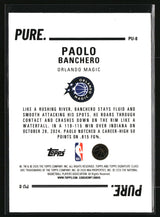 Paolo Banchero 2025-26 Topps Signature Class Pure #PU-8