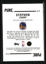 Stephen Curry 2025-26 Topps Signature Class Pure #PU-10