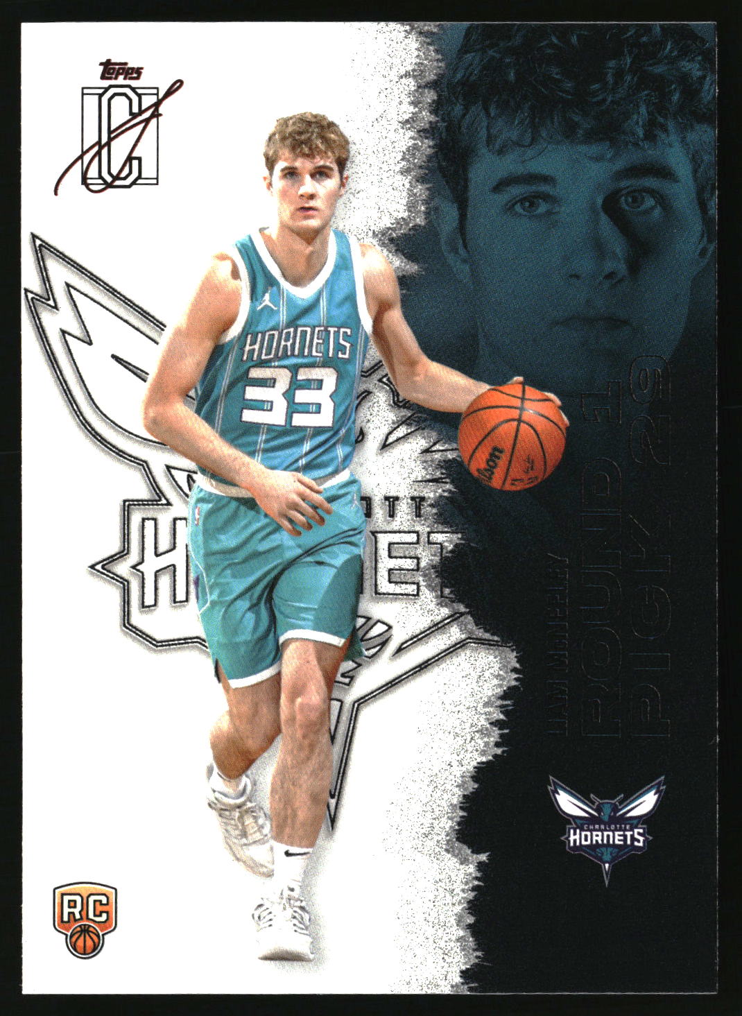 Liam McNeeley 2025-26 Topps Signature Class #139
