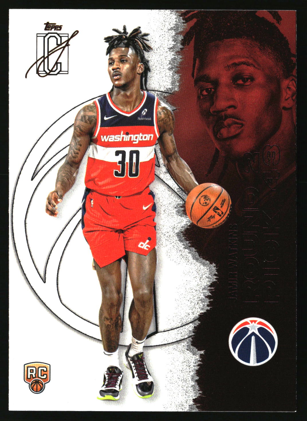 Jamir Watkins 2025-26 Topps Signature Class #136