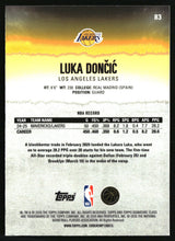 Luka Dončić 2025-26 Topps Signature Class Chrome #83