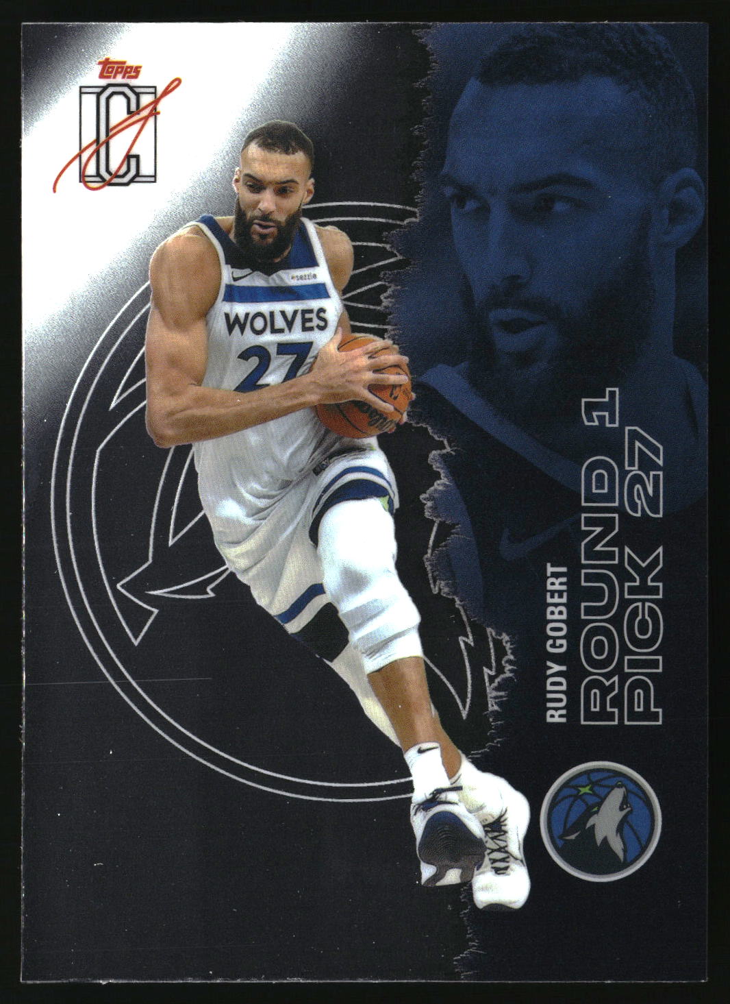 Rudy Gobert 2025-26 Topps Signature Class Chrome #96