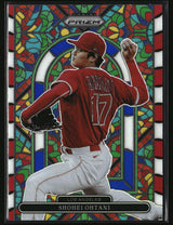 Shohei Ohtani 2022 Panini Prizm Stained Glass Red/White/Blue Prizm #SG-3