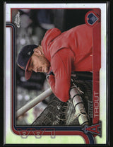 2025 Topps Chrome Mike Trout Image Variation SSP #100 Los Angeles Angels