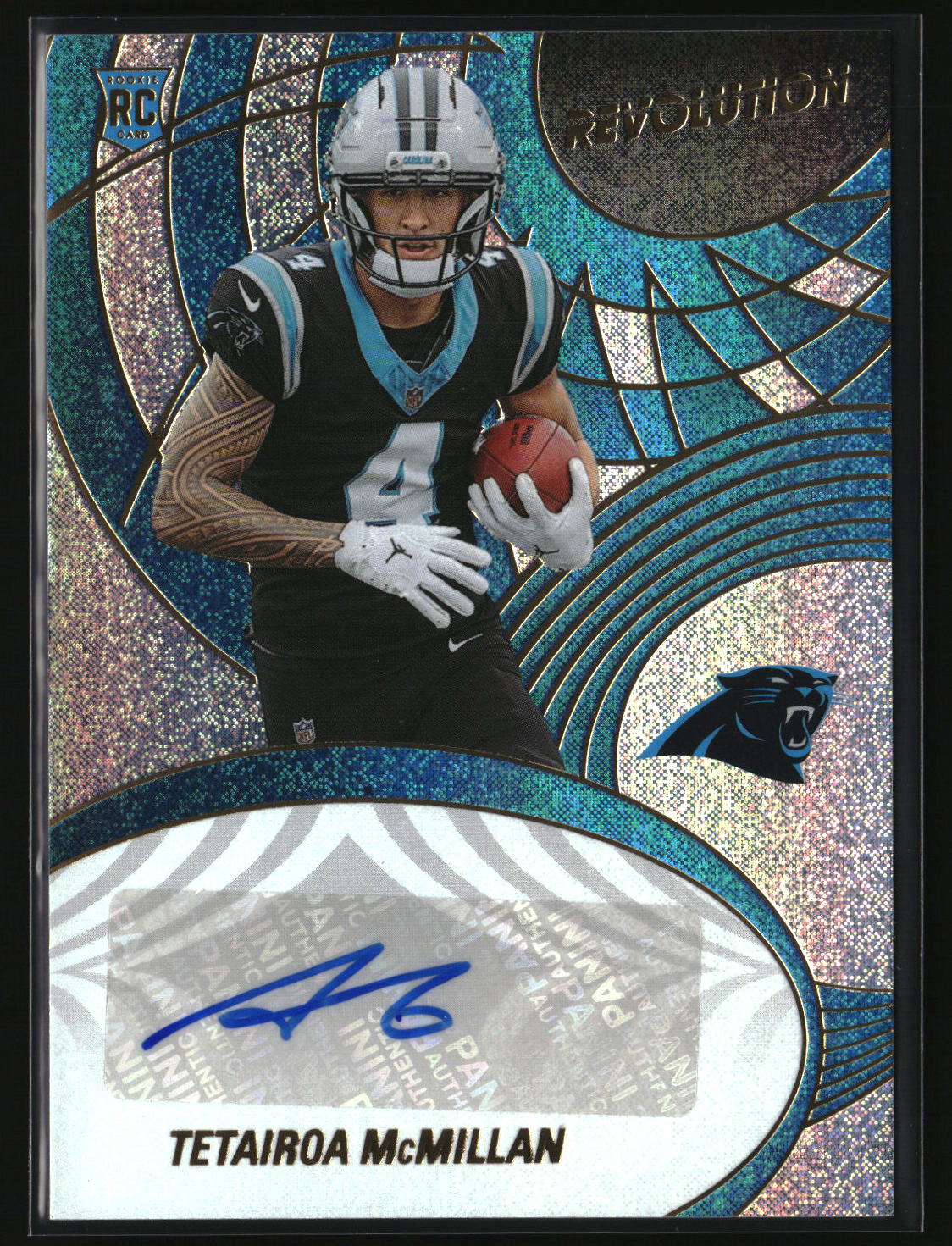 Tetairoa McMillan 2025 Panini Revolution Autographs #AGN-TMC #/199