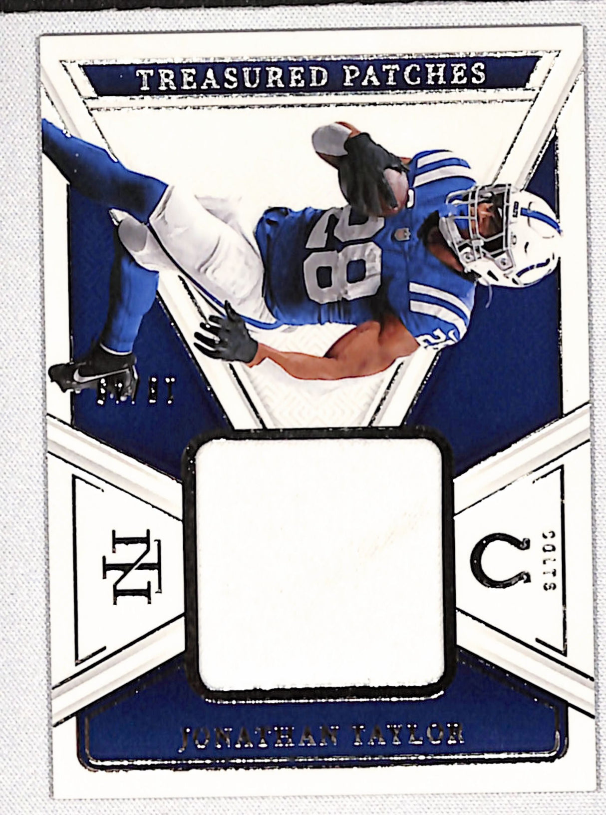 Jonathan Taylor 2024 Panini National Treasures Treasured Patches #TP-JTR #/49
