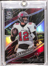 Tom Brady 2020 Panini Spectra Spectracular Hyper #3 #/75