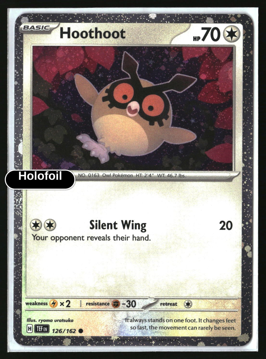 Hoothoot - 126 (Cosmos Holo)