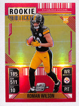 Roman Wilson 2024 Panini Contenders Optic Red #93 #/199