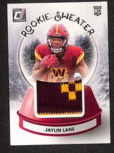 Jaylin Lane 2025 Donruss Rookie Holiday Sweater #SWE-JLE