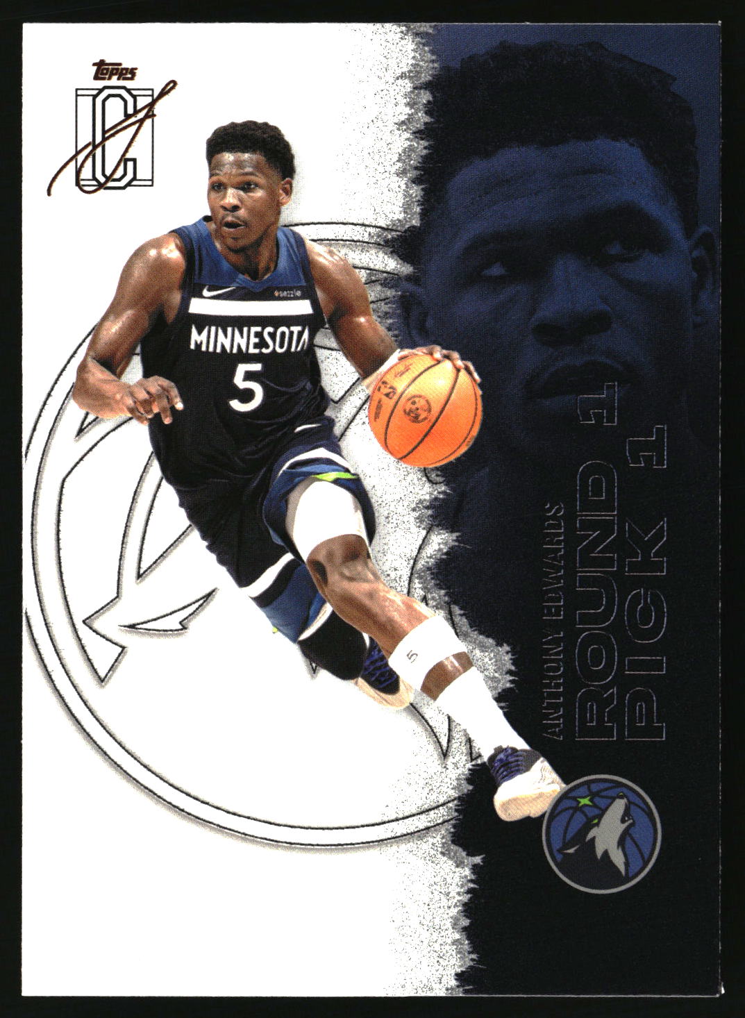 Anthony Edwards 2025-26 Topps Signature Class #68