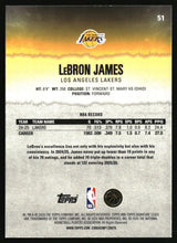LeBron James 2025-26 Topps Signature Class #51