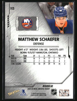 Matthew Schaefer 2025-26 SkyBox Metal Universe #113