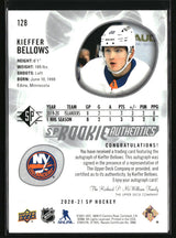 Kieffer Bellows 2020-21 SP Signatures #128