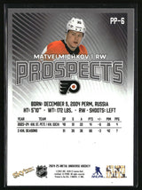 Matvei Michkov 2024-25 SkyBox Metal Universe Skybox Premium Prospects #PP-6